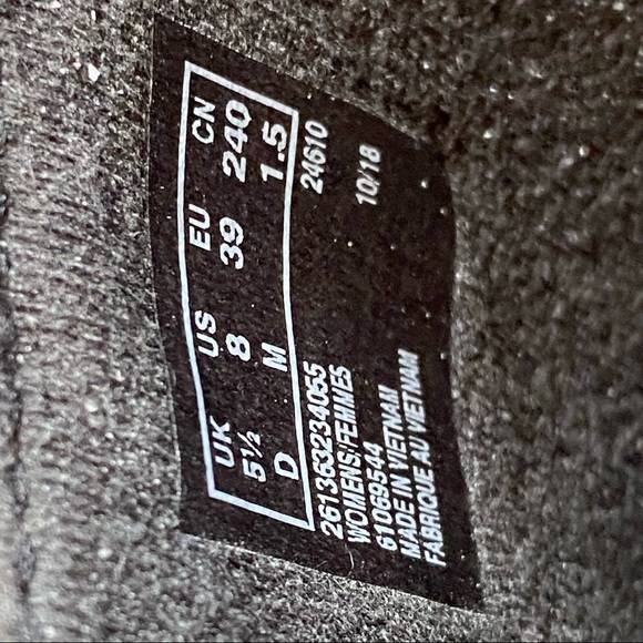 CLARKS Black Slip-ons Mules Size 8M - Picture 4 of 12